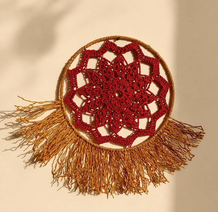 ست دیوارکوب ۱۲ تایی قلاب بافی