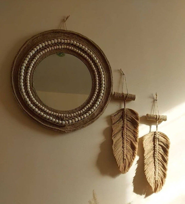 ست ۷ تکه دیوارکوب/آیینه بوهو