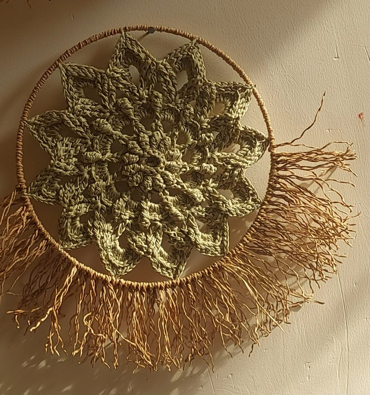 ست دیوارکوب رافیا